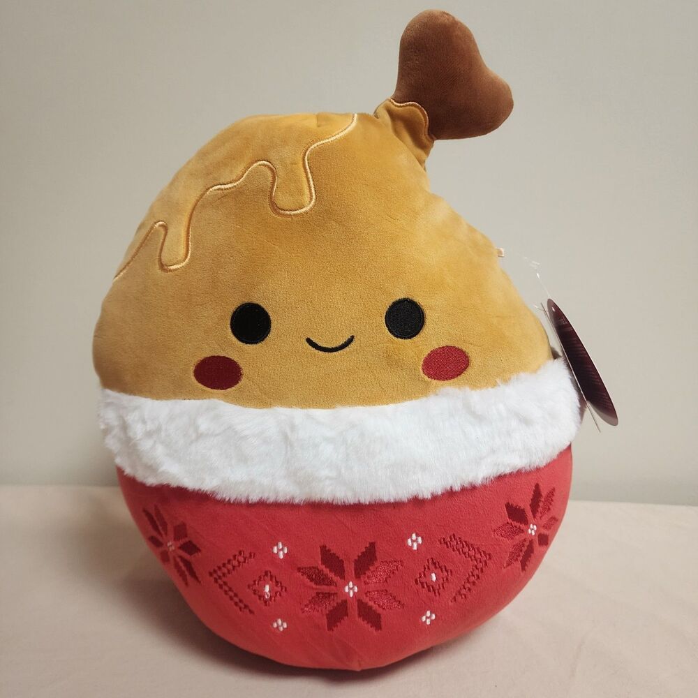 Squishmallow Turktina J. the Turkey Leg 2025 Christmas Squad First To Market 12"
